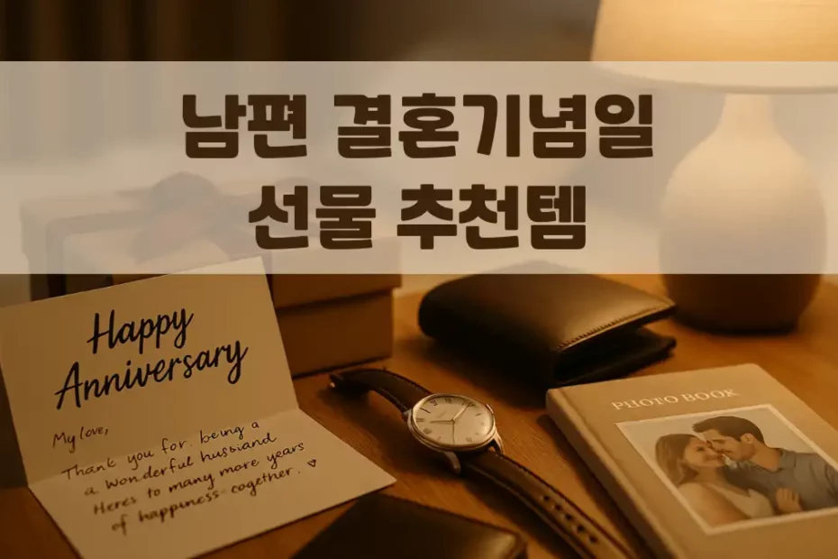 남편 결혼기념일 선물 추천