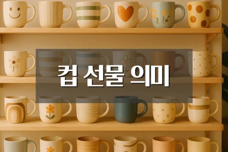 컵 선물 의미 이유