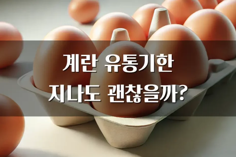 계란 유통기한 한달 두달 지난 거 먹어도 될까?